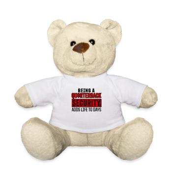 Joueurs de football Quarterbacks Safety Life - Nounours - blanc - Devant