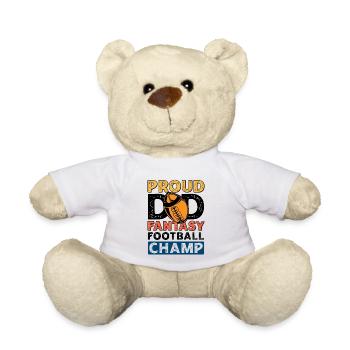 Fantasy Football Stolzer Vater Champ Sports - Teddy - Weiß - Vorne