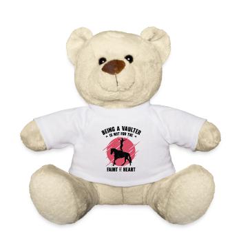 Sport équestre Vaulting Vaulter Riding - Nounours - blanc - Devant