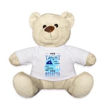 yacht segeln segler segelboot regatta skipper boot - Teddy - Weiß - Vorne