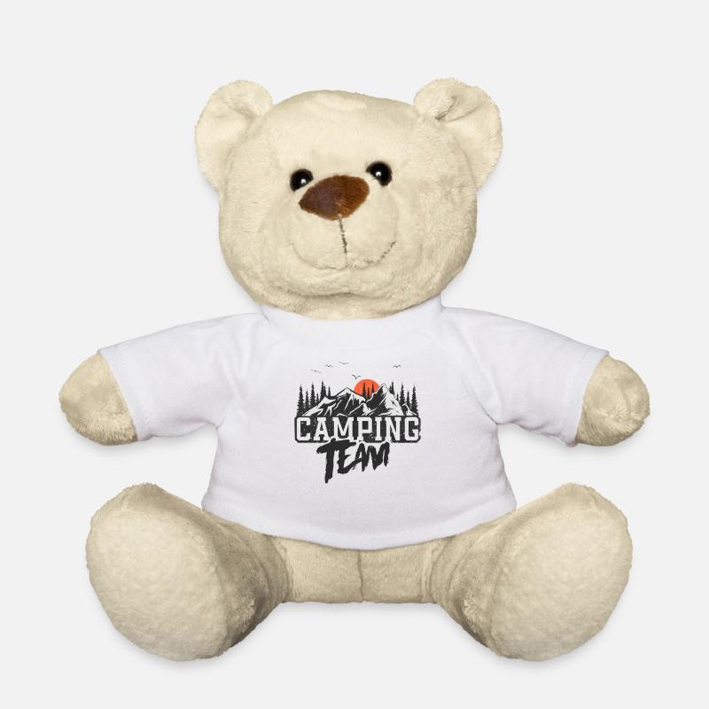 Camping Team Camper Campen - Teddy - Weiß