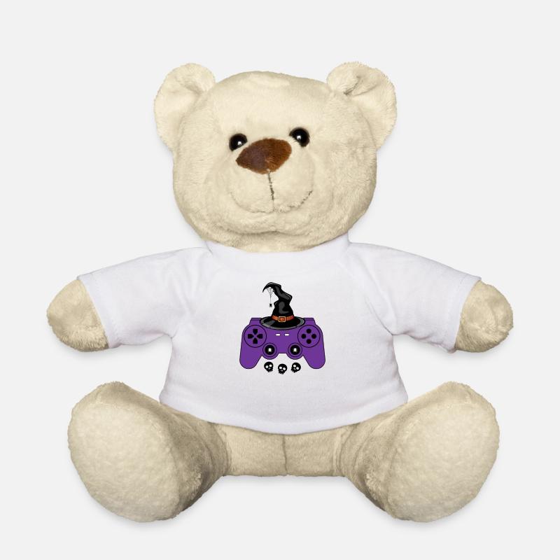 Halloween Controller Jeu vidéo Gamer - Nounours - blanc