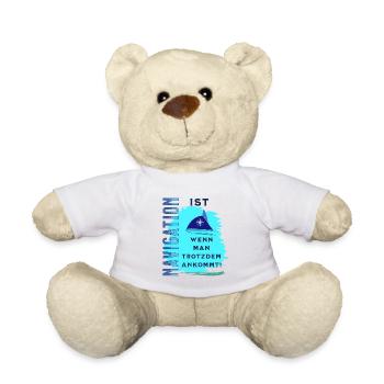Segeln Segelboot Segler Boot Skipper Navigation - Teddy - Weiß - Vorne