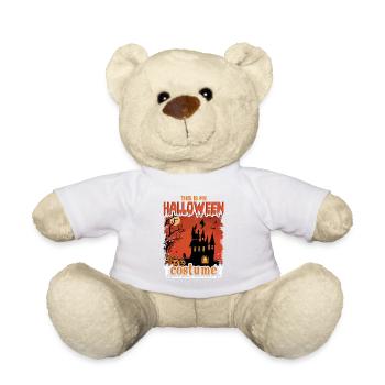 Happy Halloween Party Hexe Fledermaus Grusel Spuk - Teddy - Weiß - Vorne