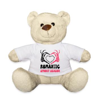 Romantische Jahreszeit-Herz-Stimmung Halloween - Teddy - Weiß - Vorne