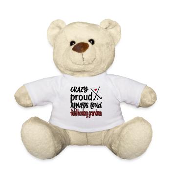 Proud Field Hockey Grandmother Field Hockey Player Grandma - Teddy Bear - white - Front