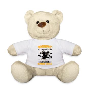 Peut parler spontanément de Running Ducks - Nounours - blanc - Devant