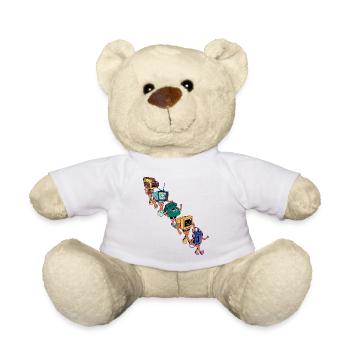 Walkman et ses amis - N’oubliez jamais - Nounours - blanc - Devant