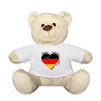 Freedom Faith in God - Germany - Teddy Bear - white - Front