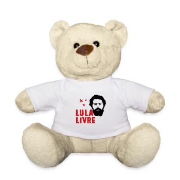 Lula Livre - PT 13 - Presidente do Brasil - Teddy Bear - white - Front