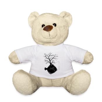 Arbre graphique - Plie de poisson - Nounours - blanc - Devant