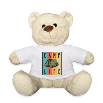 Camp Life - Teddy Bear - white - Front
