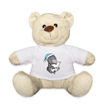 Crow Baby - Teddy Bear - white - Front