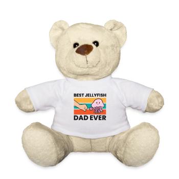 Quallen Aquarium Pet Meilleure méduse Papa Jamais - Nounours - blanc - Devant