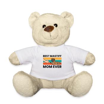 Cane Corso Best Italian Mastiff Mom Ever - Teddy Bear - white - Front