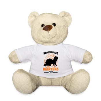 I just really like Martens Marder - Teddy - Weiß - Vorne