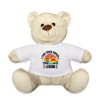 Tow Truck Driver Legend Sunset - Teddy Bear - white - Front