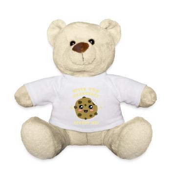 Wirst du mich bitte annehmen Cookie - Teddy - Weiß - Vorne