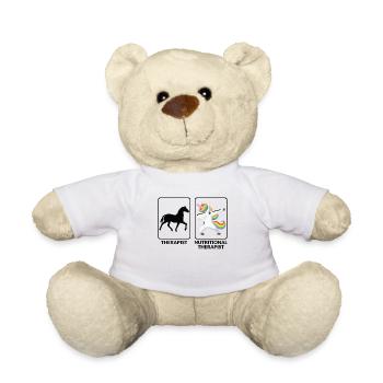 Drôle de thérapeute nutritionnel - Nounours - blanc - Devant