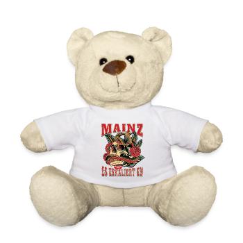 Mainz Frau Geschenk es eskaliert eh Mainz Frauen - Teddy - Weiß - Vorne