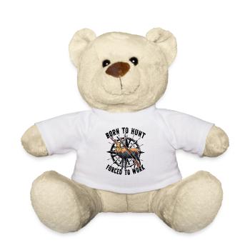 Wandern Campen Camping Outdoor Wandertour Wanderer - Teddy - Weiß - Vorne