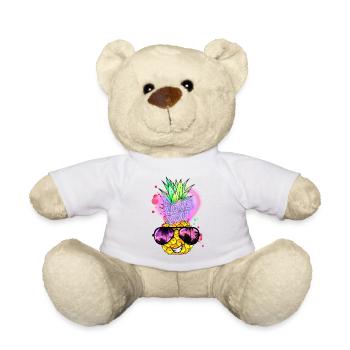 Ananas in Love - Teddy - Weiß - Vorne