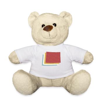 État des États-Unis - Carte vintage Colorado - Nounours - blanc - Devant