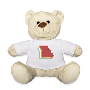USA State - Vintage Map Missouri - Teddy - Weiß - Vorne
