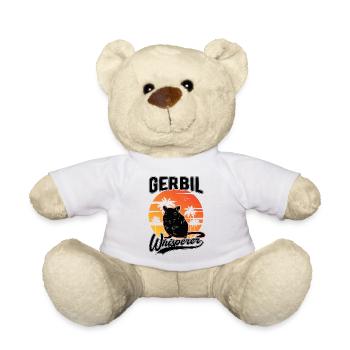 Gerbille Whisperer Racing Rat Cadeau Gerbille - Nounours - blanc - Devant