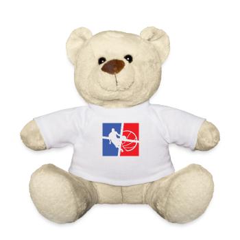 Ball Love Basketball Joueur d’équipe parfait - Nounours - blanc - Devant