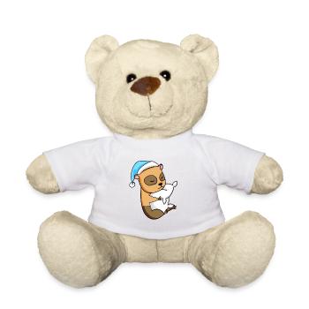 Guinea Pig Baby - Teddy Bear - white - Front