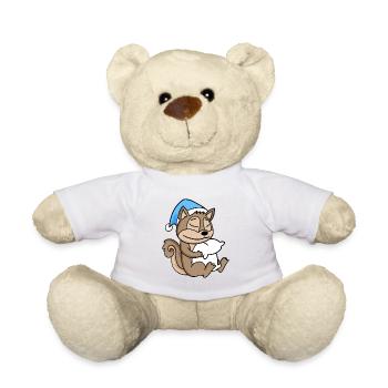 Bébé écureuil - Nounours - blanc - Devant