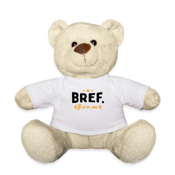 Bref J'Ai 95 Ans Cadeau - Nounours - blanc - Devant