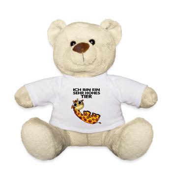 Teamleiter Giraffe Trainer Leitung Chef - Teddy - Weiß - Vorne
