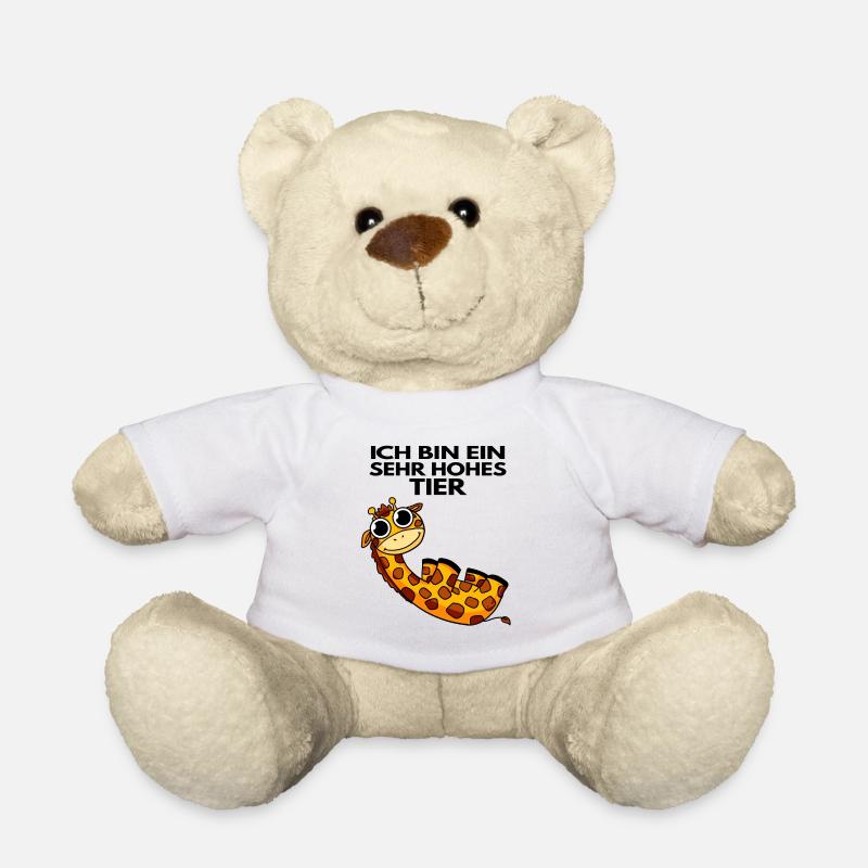 Teamleiter Giraffe Trainer Leitung Chef - Teddy - Weiß