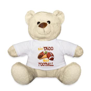 Taco Bout Football Match Day - Teddy Bear - white - Front