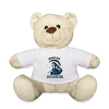 Beruflich wollte Ich schon immer mit Menschen - Teddy - Weiß - Vorne