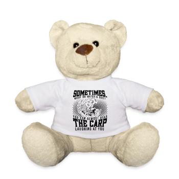 Sie Können Die Karpfen Lachen Hören Angeln - Teddy - Weiß - Vorne