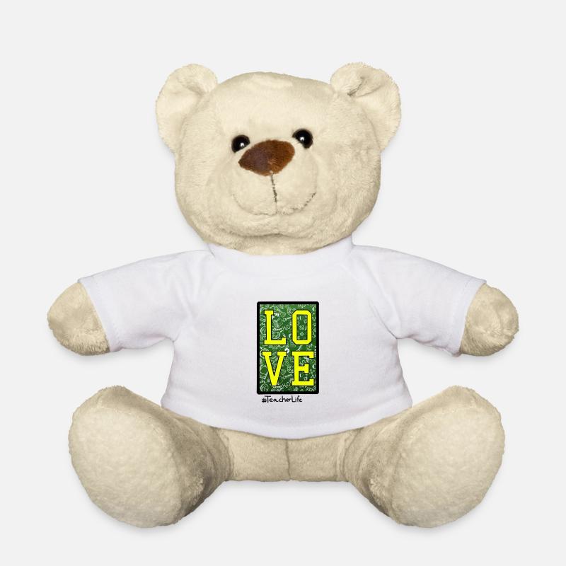 École d’amour de la vie de l’enseignant - Nounours - blanc