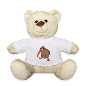 Kiwi Kiwis Oiseau Cadeau - Nounours - blanc - Devant