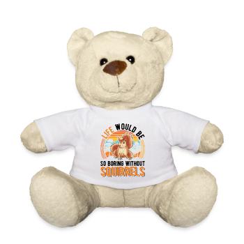 Cadeau Écureuil Écureuil Gris Écureuil - Nounours - blanc - Devant