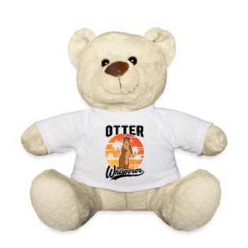 Otter Flüsterer Otter Whisperer Seeotter - Teddy - Weiß - Vorne