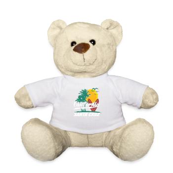 70er 80er In Der Kalifornischen Stadt Santa Cruz - Teddy - Weiß - Vorne