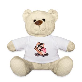 Câlin de suricate mignon - Nounours - blanc - Devant