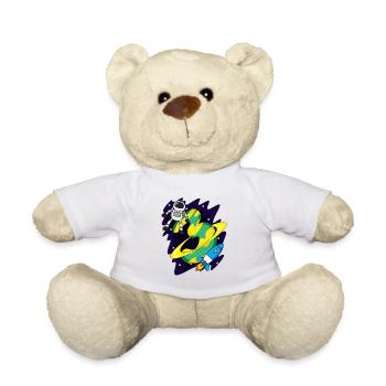 3 Jahre alt Junge Geschenk - Teddy - Weiß - Vorne