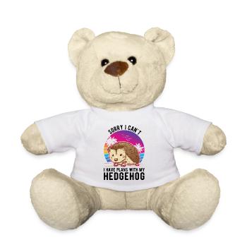 Hedgehog Liehbaber spiny organ - Teddy Bear - white - Front