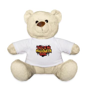 Halloween Party Outfit Kostüm Damen Herren - Teddy - Weiß - Vorne