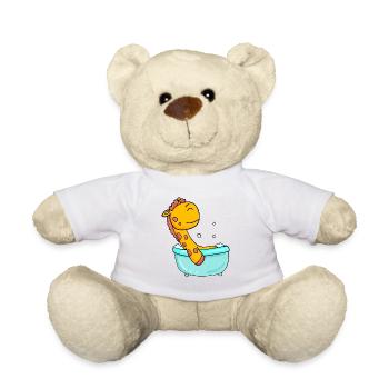 Giraffe - Teddy Bear - white - Front