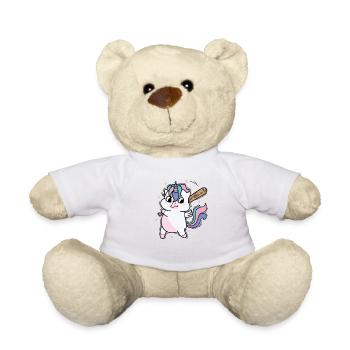 Licorne au baseball Mythical Creature Sport - Nounours - blanc - Devant