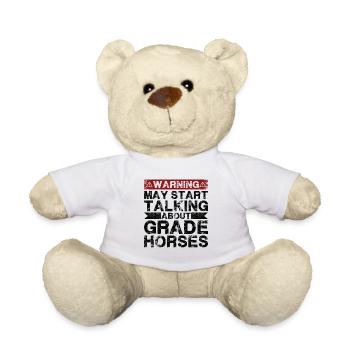 En parlant de Grade Horse - Nounours - blanc - Devant